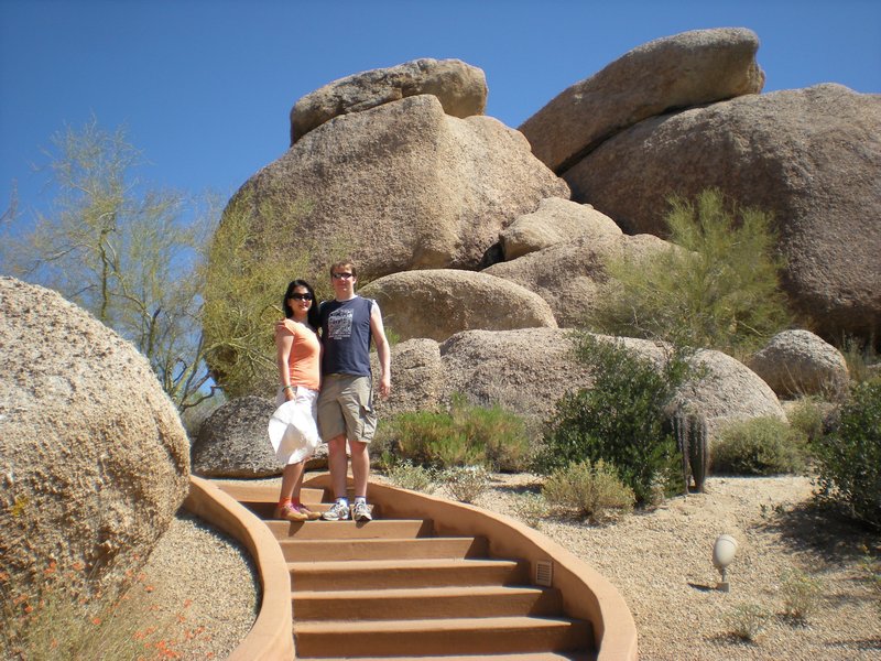 Richard and Ann at the Boulders Resort