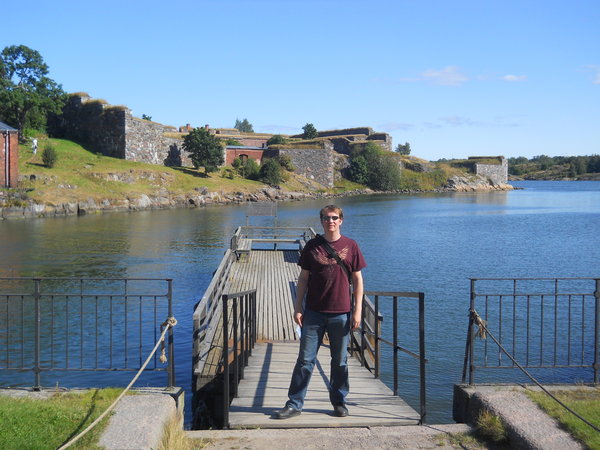 Richard at Suomenlinna Fortress