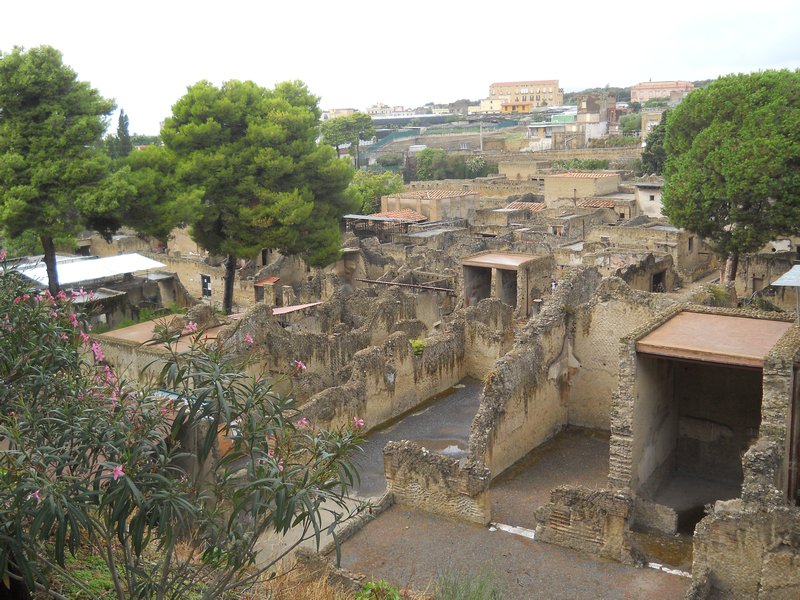 The ruins of Hereculaneum