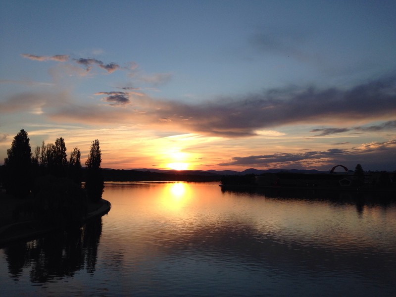 Canberra sunset