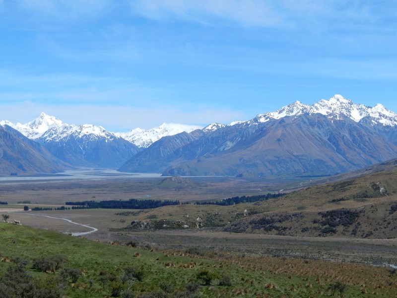 Snow capped mountains of the South Island