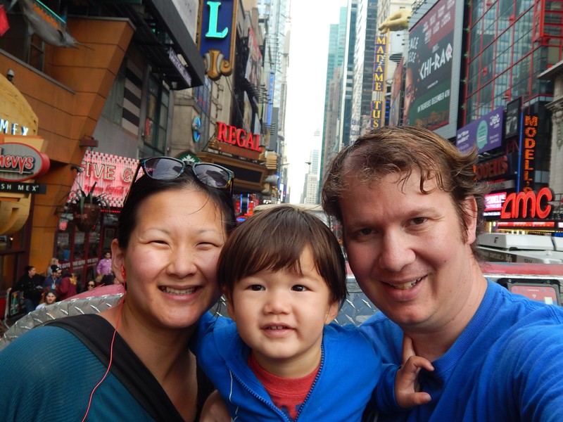 The Johns Family in New York City