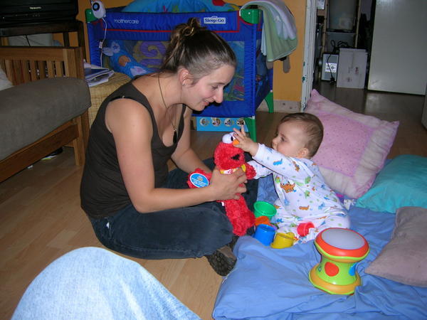 Baby Owen with Elmo