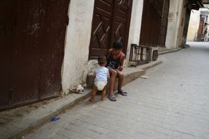 Kids in Fez medina.