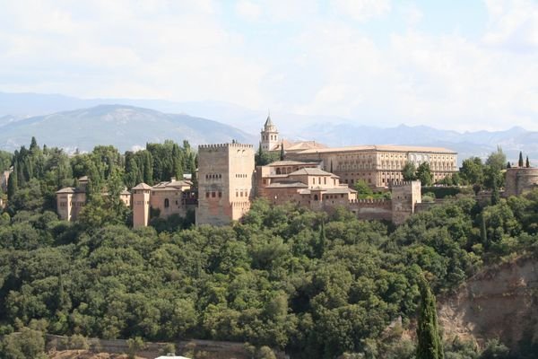 Alhambra from viewpoint.