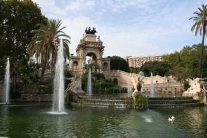 Fountain in the park, Barcelona