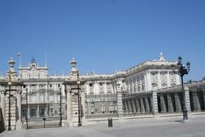 Side of royal palace, Madrid