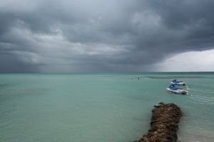 Rum point, the storm a-coming!!