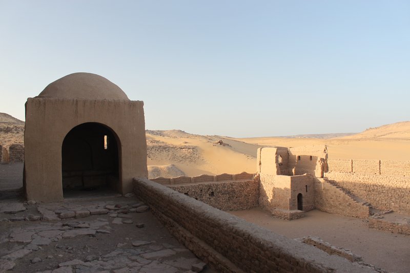 Abandoned monestary in the desert