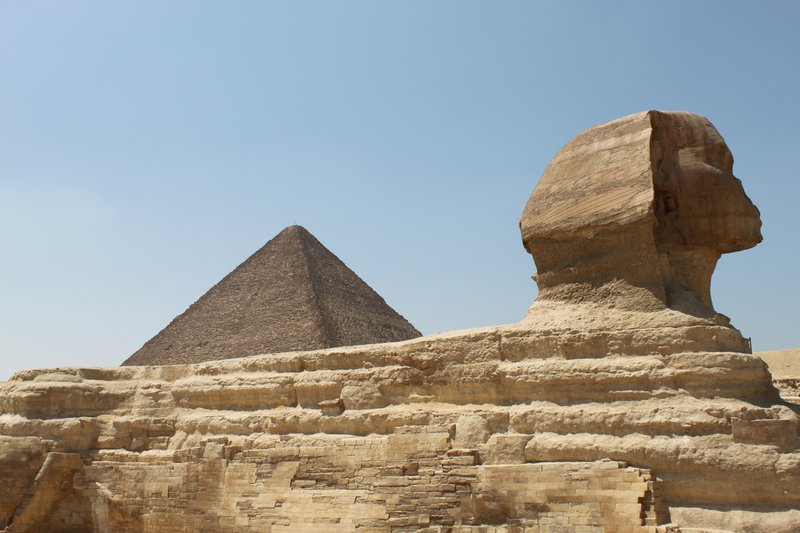 Egypt. Sphinx & pyramid