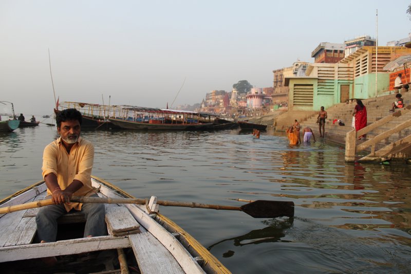 India. Varanasi & Ganges river