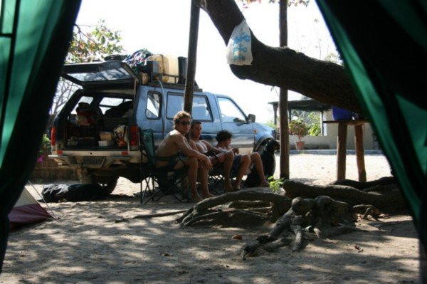 Our camp - Kande Beach