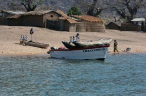 One of the night fishing boats