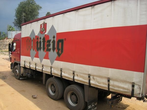 Another beer lorry - this one's our favourite