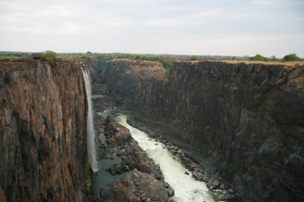 The Vic falls gorge