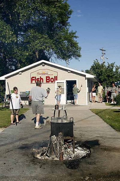 Fish Boil  bell ringing