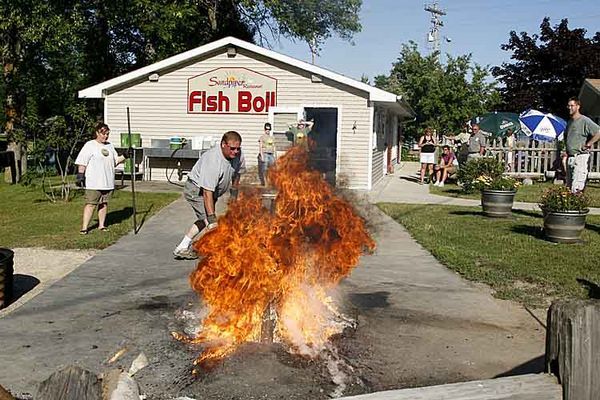 Fish Boil  - fire in the hole