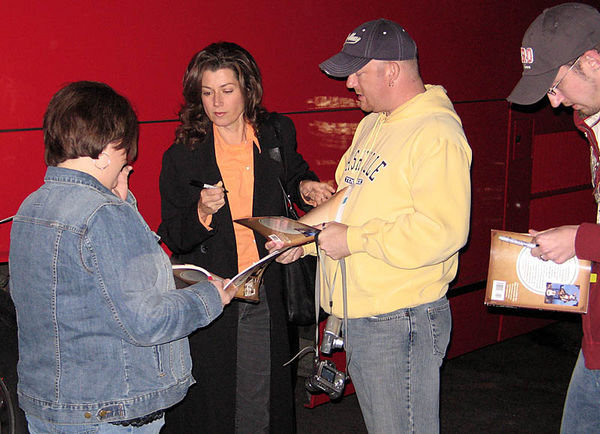 Amy Grant backstage
