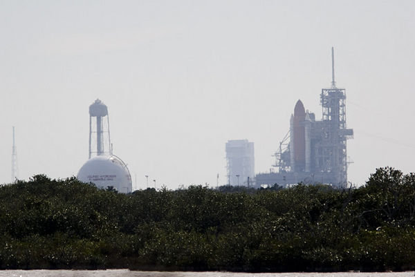 Atlantis on launch pad