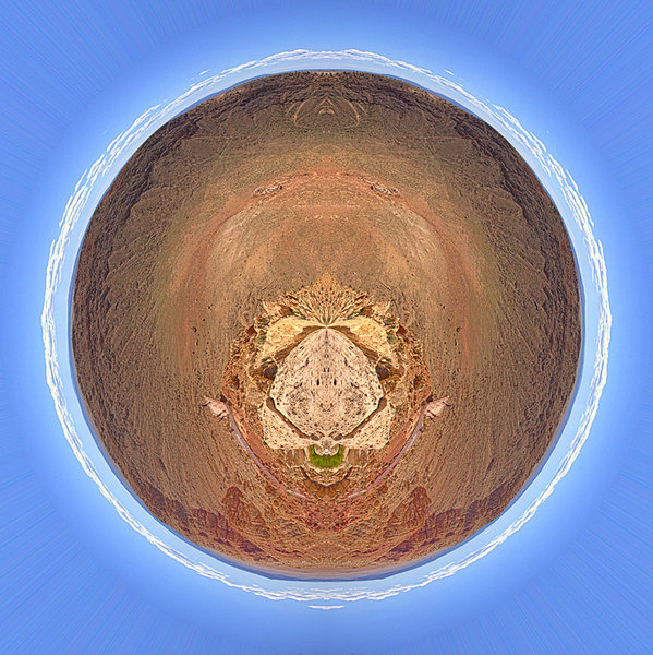 Meteor Crater planet view