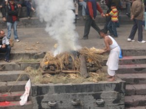 Burning Ghats in Kathmandu