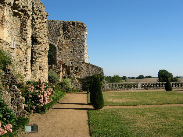 The ruins attached to the Chateau
