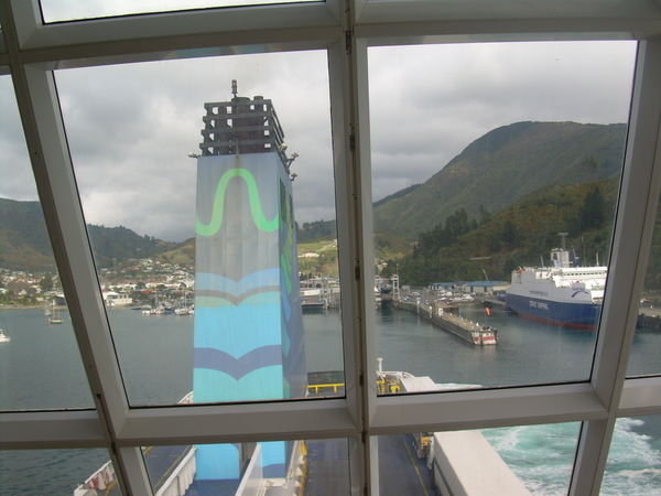 the Ship ride to South Island