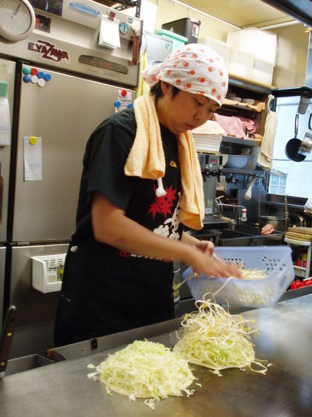 okonomiyaki in Hiroshima