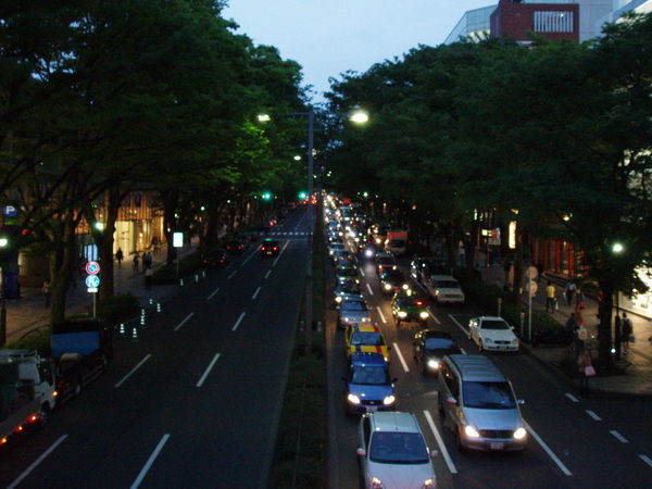 Traffic in Harajuku, Tokyo