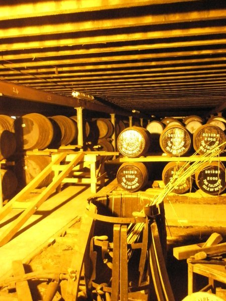 Barrel Room at Talisker Distillery