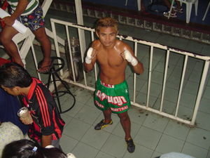 Ngoo before his fight