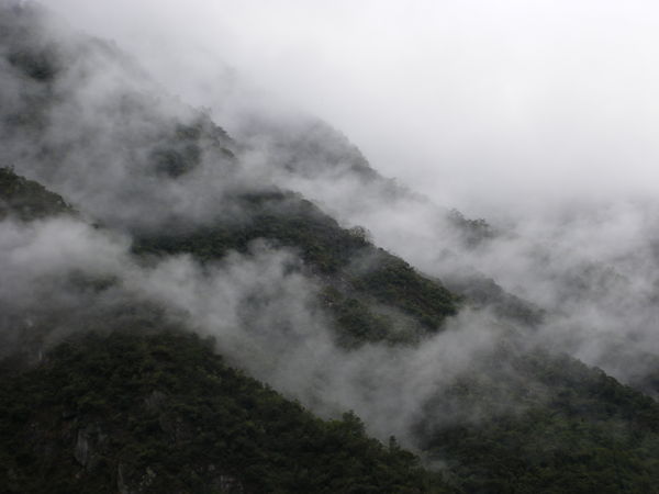 Mists over Machu Picchu