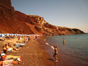 Santorini Red Beach