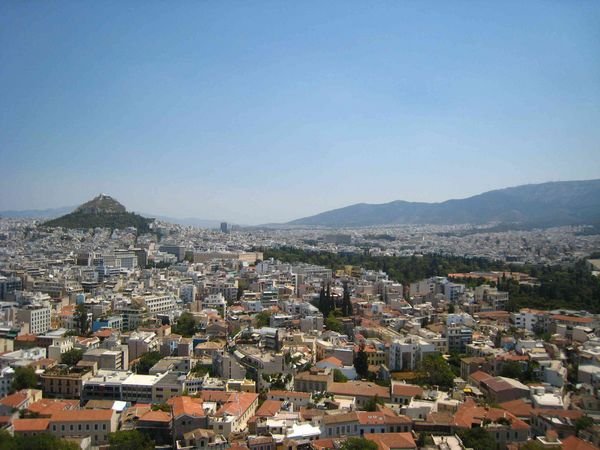 View from the top of Acropolis Hill