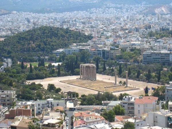 View from the top of Acropolis Hill