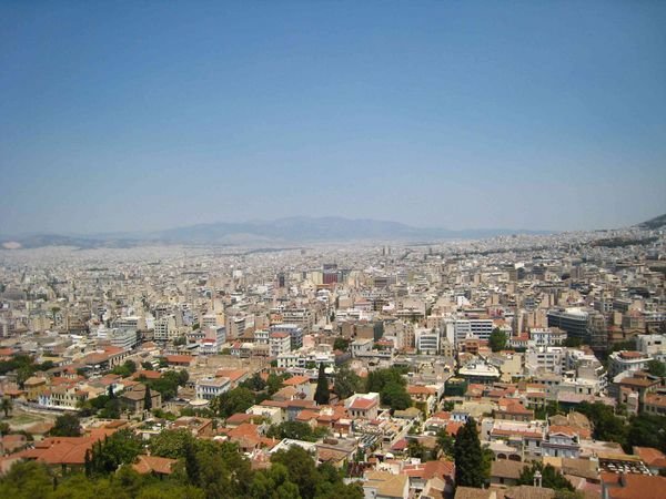 View from the top of Acropolis Hill