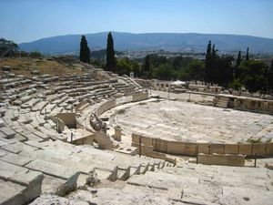 Ancient theatre on Acropolis Hill