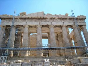 Parthenon on Acropolis Hill