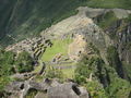 Looking down from "chico picchu"
