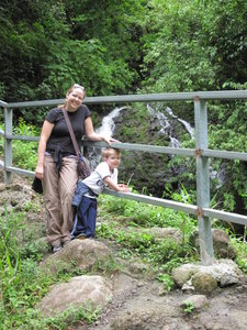 Me and Nathan on the waterfall hike