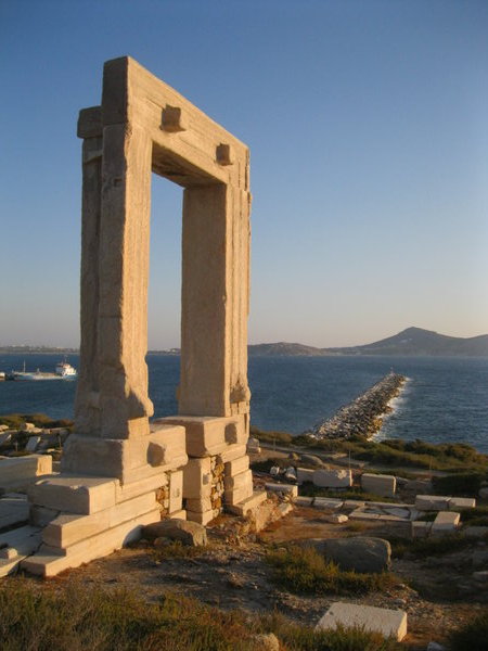 The portara in Naxos