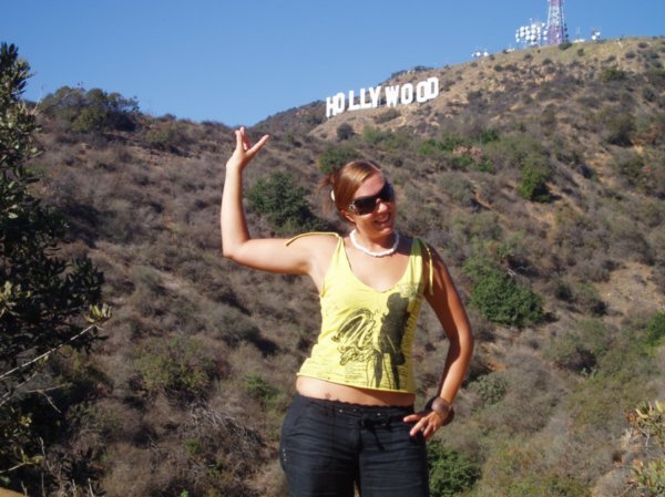 Hollywood hills & sign