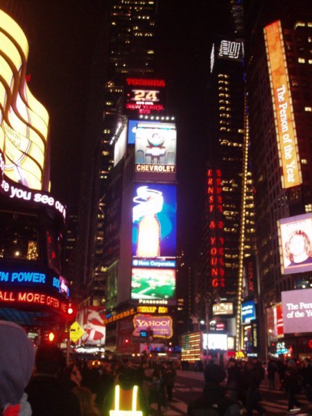 time square at night