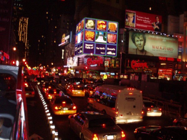 times square at ngiht