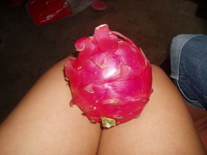 Dragon Berry Fruit!!!!  I had this taken off me going through customs in Cairns....whoopsy!!!!!!
