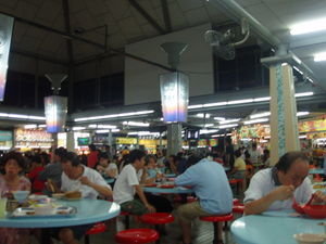 Hawker Centre In Sing.