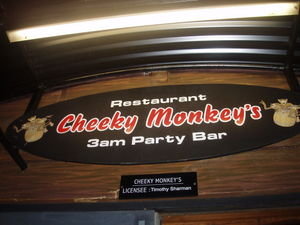wicked night out to cheeky monkeys in byron!!!!!!!