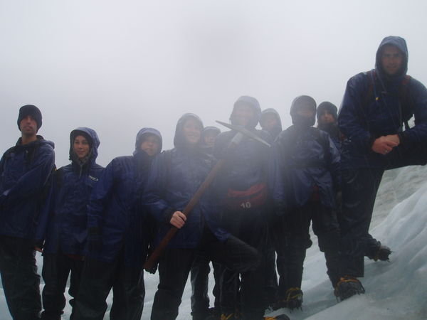 group photo at the top of the glacier!!!!!!