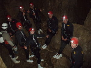 all down in the caves!!!