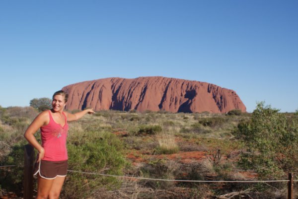 me at Ayers Rock Uluru